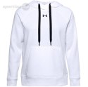 Bluza damska Under Armour Rival Fleece HB Hoodie biała 1356317 100 Under Armour