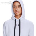 Bluza damska Under Armour Rival Fleece HB Hoodie biała 1356317 100 Under Armour