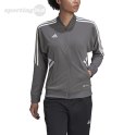 Bluza damska adidas Condivo 22 Track Jacket Full Zip szaro-biała HD2280 Adidas teamwear