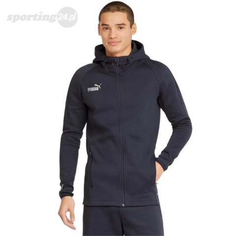 Bluza męska Puma TeamFinal Casuals Hooded granatowa 657383 06 Puma Bluza męska Puma TeamFinal Casuals Hooded granatowa 657383 06 Puma