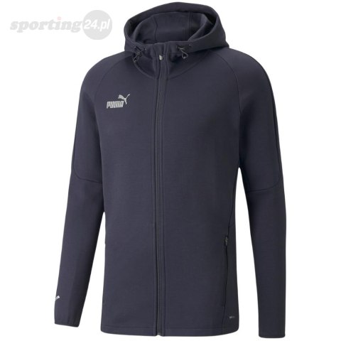 Bluza męska Puma TeamFinal Casuals Hooded granatowa 657383 06 Puma Bluza męska Puma TeamFinal Casuals Hooded granatowa 657383 06 Puma
