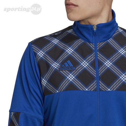 Bluza męska adidas Tiro Track niebieska HN5514 Adidas Bluza męska adidas Tiro Track niebieska HN5514 Adidas