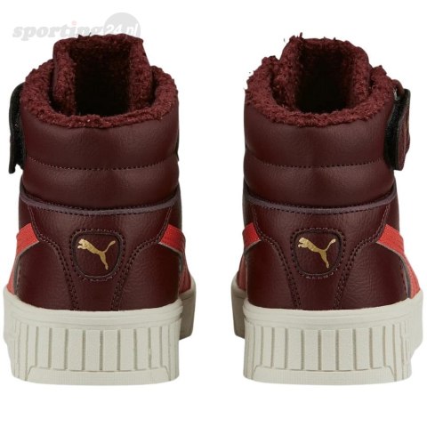 Buty dla dzieci Puma Carina 2.0 Mid WTR Jr bordowe 387380 02 Puma Buty dla dzieci Puma Carina 2.0 Mid WTR Jr bordowe 387380 02 Puma