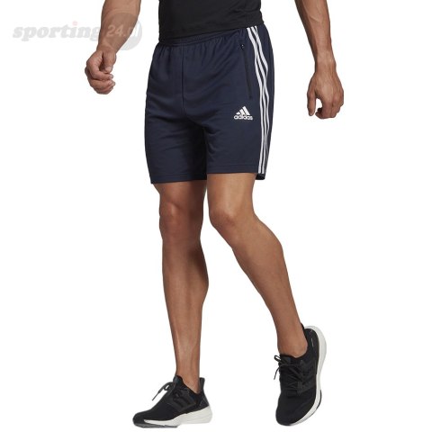 Spodenki męskie adidas Primeblue Designed To Move Sport 3-Stripes granatowe HM4807 Adidas Spodenki męskie adidas Primeblue Designed To Move Sport 3-Stripes granatowe HM4807 Adidas