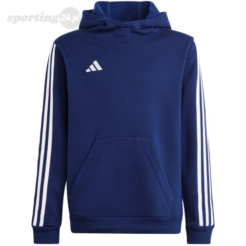 Bluza dla dzieci adidas Tiro 23 League Sweat Hoodie granatowo-biała HS3605 Adidas Bluza dla dzieci adidas Tiro 23 League Sweat Hoodie granatowo-biała HS3605 Adidas