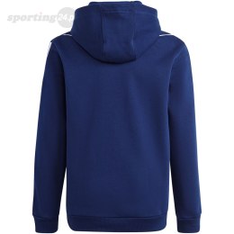 Bluza dla dzieci adidas Tiro 23 League Sweat Hoodie granatowo-biała HS3605 Adidas