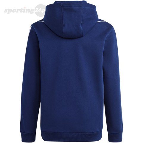 Bluza dla dzieci adidas Tiro 23 League Sweat Hoodie granatowo-biała HS3605 Adidas Bluza dla dzieci adidas Tiro 23 League Sweat Hoodie granatowo-biała HS3605 Adidas