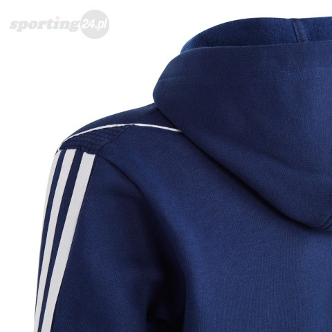 Bluza dla dzieci adidas Tiro 23 League Sweat Hoodie granatowo-biała HS3605 Adidas Bluza dla dzieci adidas Tiro 23 League Sweat Hoodie granatowo-biała HS3605 Adidas