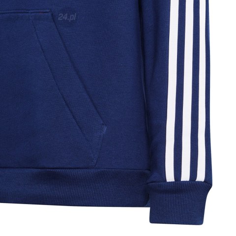 Bluza dla dzieci adidas Tiro 23 League Sweat Hoodie granatowo-biała HS3605 Adidas Bluza dla dzieci adidas Tiro 23 League Sweat Hoodie granatowo-biała HS3605 Adidas