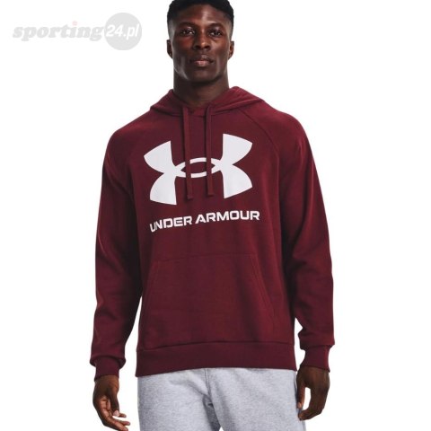 Bluza męska Under Armour Rival Fleece Big Logo HD bordowa 1357093 690 Under Armour Bluza męska Under Armour Rival Fleece Big Logo HD bordowa 1357093 690 Under Armour