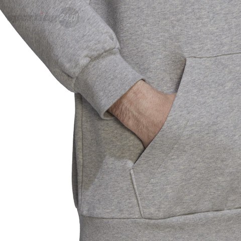 Bluza męska adidas Stadium Fleece Badge of Sport Hoodie szara HC5869 Adidas Bluza męska adidas Stadium Fleece Badge of Sport Hoodie szara HC5869 Adidas