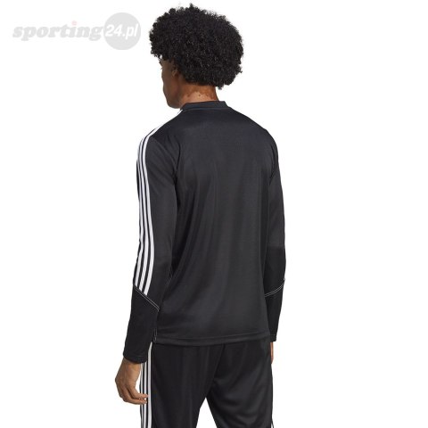 Bluza męska adidas Tiro 23 Club Training Top czarno-biała HS3617 Adidas Bluza męska adidas Tiro 23 Club Training Top czarno-biała HS3617 Adidas