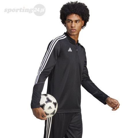 Bluza męska adidas Tiro 23 Club Training Top czarno-biała HS3617 Adidas Bluza męska adidas Tiro 23 Club Training Top czarno-biała HS3617 Adidas