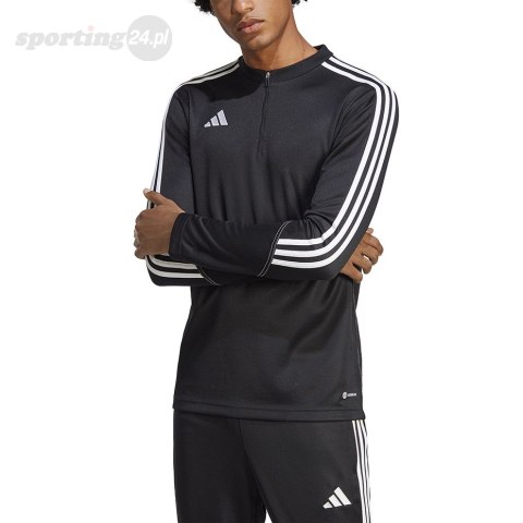 Bluza męska adidas Tiro 23 Club Training Top czarno-biała HS3617 Adidas Bluza męska adidas Tiro 23 Club Training Top czarno-biała HS3617 Adidas