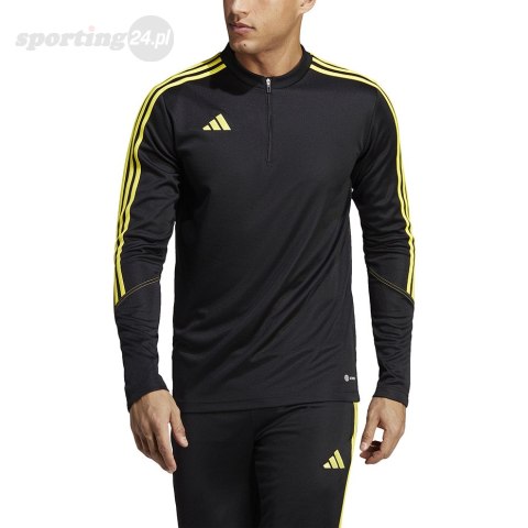 Bluza męska adidas Tiro 23 Club Training Top czarno-żółta IC1579 Adidas Bluza męska adidas Tiro 23 Club Training Top czarno-żółta IC1579 Adidas