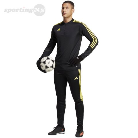 Bluza męska adidas Tiro 23 Club Training Top czarno-żółta IC1579 Adidas Bluza męska adidas Tiro 23 Club Training Top czarno-żółta IC1579 Adidas