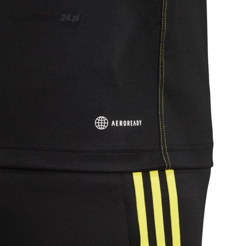 Bluza męska adidas Tiro 23 Club Training Top czarno-żółta IC1579 Adidas Bluza męska adidas Tiro 23 Club Training Top czarno-żółta IC1579 Adidas
