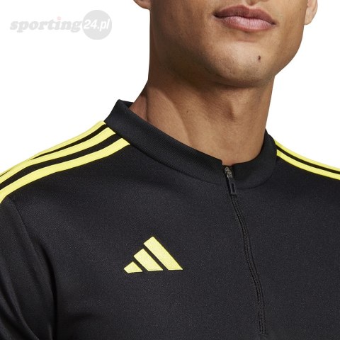 Bluza męska adidas Tiro 23 Club Training Top czarno-żółta IC1579 Adidas Bluza męska adidas Tiro 23 Club Training Top czarno-żółta IC1579 Adidas