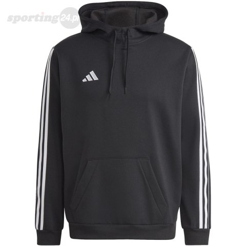 Bluza męska adidas Tiro 23 League Sweat Hoodie czarno-biała HS3598 Adidas