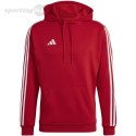 Bluza męska adidas Tiro 23 League Sweat Hoodie czerwono-biała HS3600 Adidas