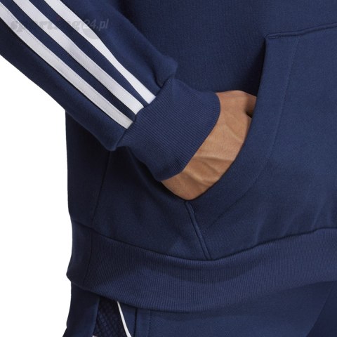 Bluza męska adidas Tiro 23 League Sweat Hoodie granatowo-biała HS3599 Adidas Bluza męska adidas Tiro 23 League Sweat Hoodie granatowo-biała HS3599 Adidas