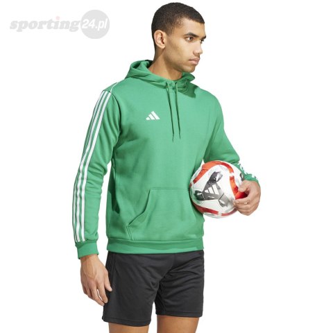 Bluza męska adidas Tiro 23 League Sweat Hoodie zielona IC7857 Adidas Bluza męska adidas Tiro 23 League Sweat Hoodie zielona IC7857 Adidas