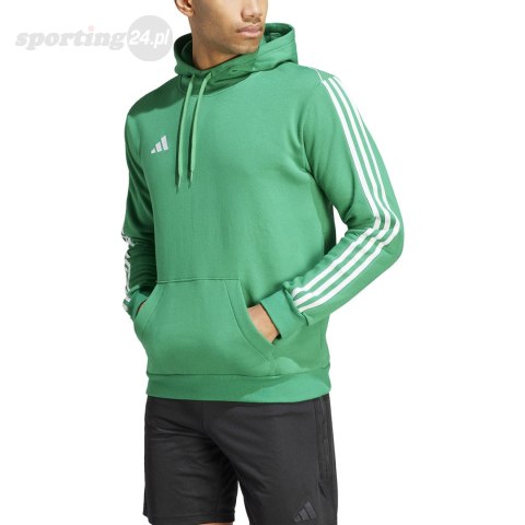 Bluza męska adidas Tiro 23 League Sweat Hoodie zielona IC7857 Adidas Bluza męska adidas Tiro 23 League Sweat Hoodie zielona IC7857 Adidas