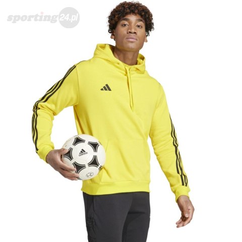 Bluza męska adidas Tiro 23 League Sweat Hoodie żółta IC7850 Adidas Bluza męska adidas Tiro 23 League Sweat Hoodie żółta IC7850 Adidas