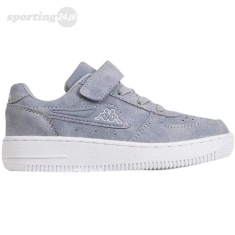 Buty dla dzieci Kappa Bash szaro-białe 260852SCK 6510 Kappa Buty dla dzieci Kappa Bash szaro-białe 260852SCK 6510 Kappa