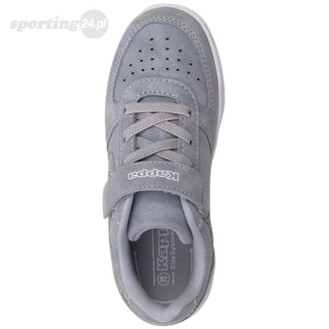 Buty dla dzieci Kappa Bash szaro-białe 260852SCK 6510 Kappa Buty dla dzieci Kappa Bash szaro-białe 260852SCK 6510 Kappa