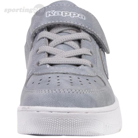 Buty dla dzieci Kappa Bash szaro-białe 260852SCK 6510 Kappa Buty dla dzieci Kappa Bash szaro-białe 260852SCK 6510 Kappa