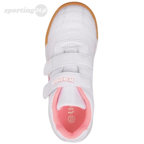 Buty dla dzieci Kappa Kickoff K biało-różowe 260509K 1072 Kappa Buty dla dzieci Kappa Kickoff K biało-różowe 260509K 1072 Kappa