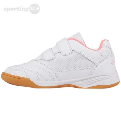 Buty dla dzieci Kappa Kickoff K biało-różowe 260509K 1072 Kappa Buty dla dzieci Kappa Kickoff K biało-różowe 260509K 1072 Kappa