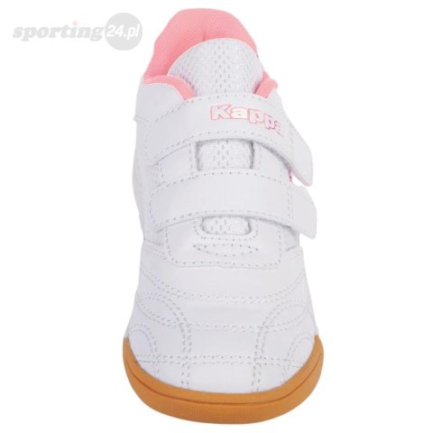 Buty dla dzieci Kappa Kickoff K biało-różowe 260509K 1072 Kappa Buty dla dzieci Kappa Kickoff K biało-różowe 260509K 1072 Kappa