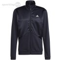 Dres męski adidas Satin French Terry Track Suit granatowy HI5396 Adidas