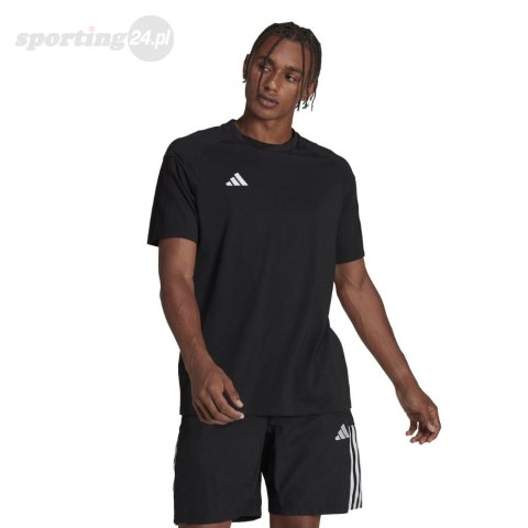 Koszulka męska adidas Tiro 23 Competition Tee czarna HK8036 Adidas teamwear Koszulka męska adidas Tiro 23 Competition Tee czarna HK8036 Adidas teamwear