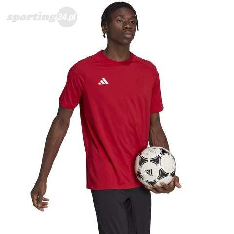 Koszulka męska adidas Tiro 23 Competition Tee czerwona HI3051 Adidas teamwear Koszulka męska adidas Tiro 23 Competition Tee czerwona HI3051 Adidas teamwear