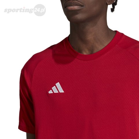Koszulka męska adidas Tiro 23 Competition Tee czerwona HI3051 Adidas teamwear Koszulka męska adidas Tiro 23 Competition Tee czerwona HI3051 Adidas teamwear