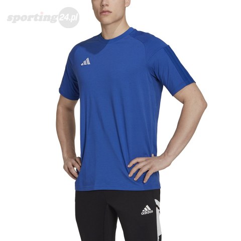 Koszulka męska adidas Tiro 23 Competition Tee niebieska HU1321 Adidas teamwear Koszulka męska adidas Tiro 23 Competition Tee niebieska HU1321 Adidas teamwear