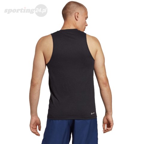 Koszulka męska adidas Train Essentials Training Top czarna IC6945 Adidas Koszulka męska adidas Train Essentials Training Top czarna IC6945 Adidas