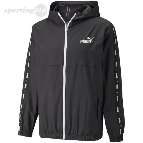 Kurtka męska Puma ESS+TAPE Windbreaker czarna 847477 01 Puma