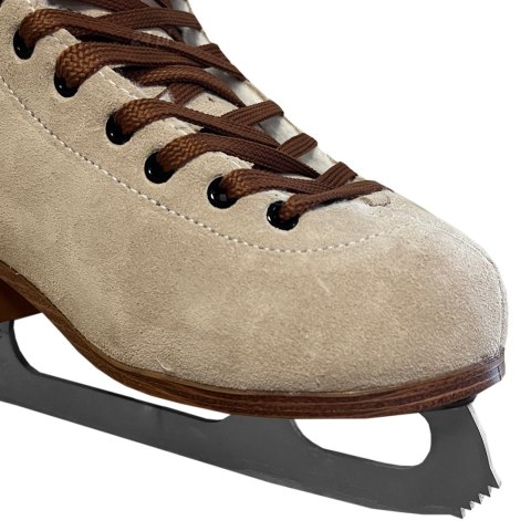 Łyżwy figurowe Roces Suede Eco-Fur beżowo-brązowe 450702 00001 Roces Łyżwy figurowe Roces Suede Eco-Fur beżowo-brązowe 450702 00001 Roces
