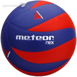 Piłka siatkowa Meteor Nex czerwono-niebieska 10077 Meteor