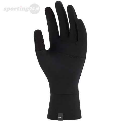 Rękawiczki damskie do biegania Nike Dri-Fit Accelerate czarne N1001585082 Nike Rękawiczki damskie do biegania Nike Dri-Fit Accelerate czarne N1001585082 Nike