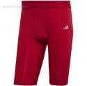 Spodenki męskie adidas Techfit Aeroready Short Tights czerwone HP0616 Adidas teamwear Spodenki męskie adidas Techfit Aeroready Short Tights czerwone HP0616 Adidas teamwear