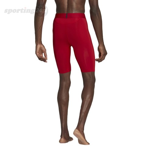 Spodenki męskie adidas Techfit Aeroready Short Tights czerwone HP0616 Adidas teamwear Spodenki męskie adidas Techfit Aeroready Short Tights czerwone HP0616 Adidas teamwear