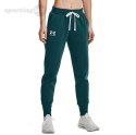 Spodnie damskie Under Armour Rival Fleece Joggers zielone 1356416 716 Under Armour