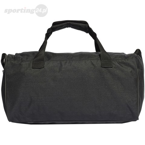 Torba adidas Essentials Linear Duffel Medium czarno-biała HT4743 Adidas Torba adidas Essentials Linear Duffel Medium czarno-biała HT4743 Adidas