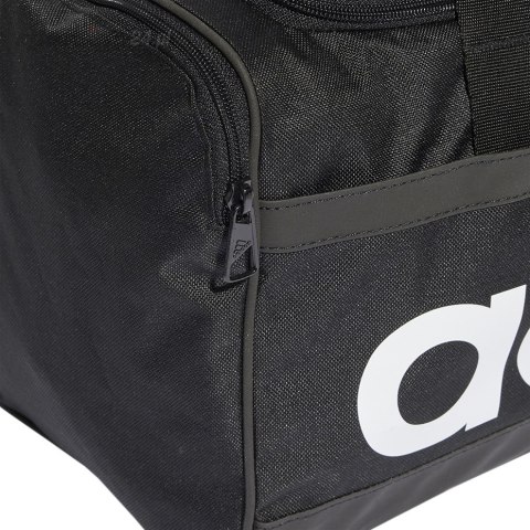 Torba adidas Essentials Linear Duffel Medium czarno-biała HT4743 Adidas Torba adidas Essentials Linear Duffel Medium czarno-biała HT4743 Adidas