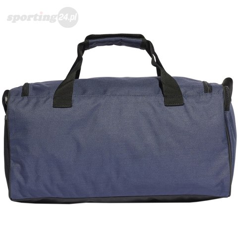 Torba adidas Essentials Linear Duffel Medium granatowo-biała HR5349 Adidas Torba adidas Essentials Linear Duffel Medium granatowo-biała HR5349 Adidas